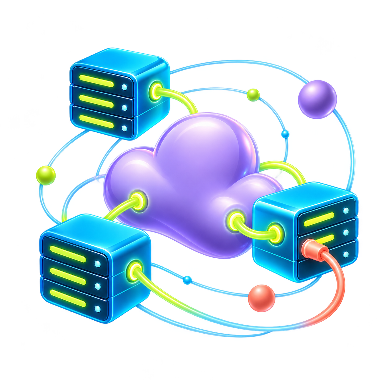 Cloud expertise and server infrastructure work as a connected system.