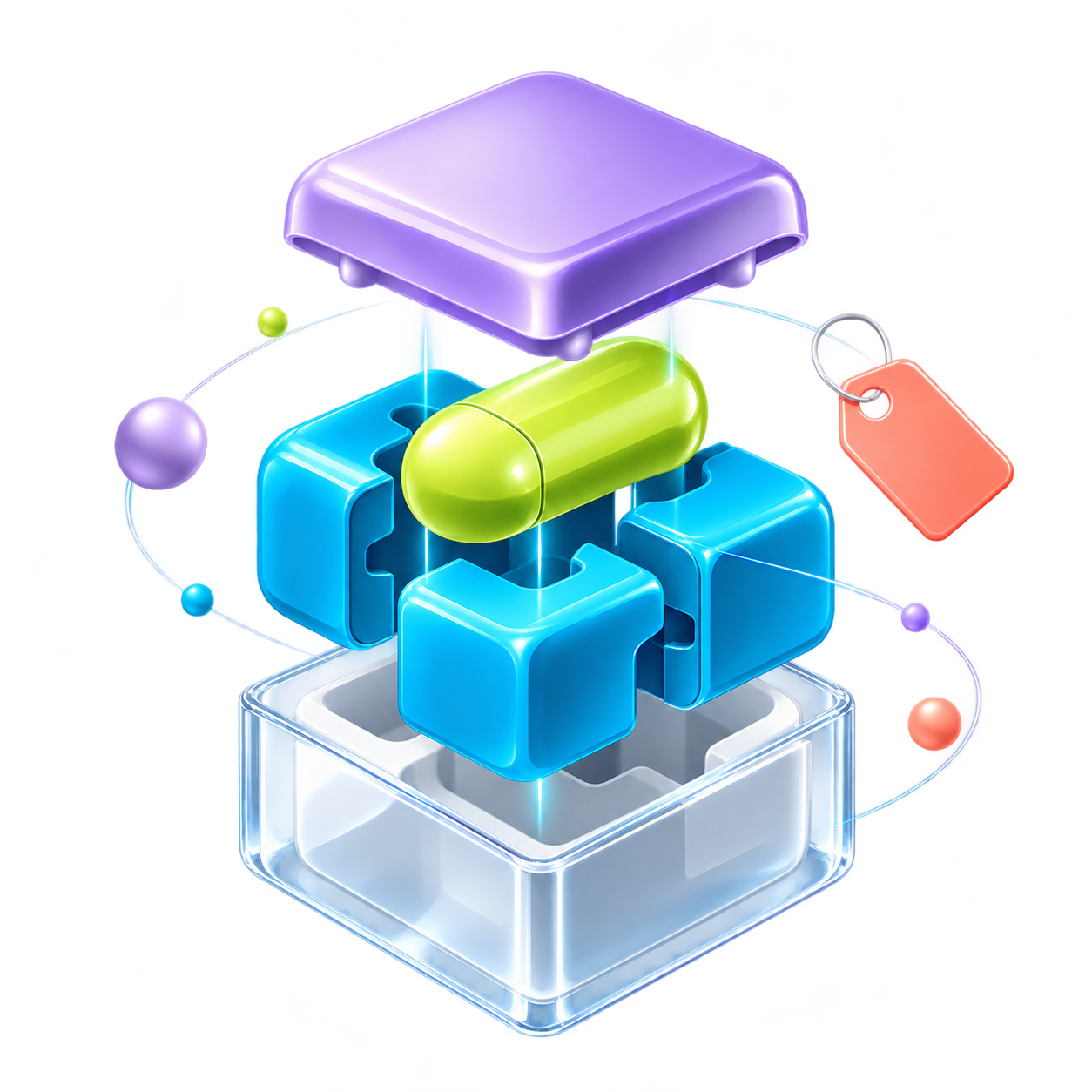Technical modules assemble into a clearly packaged commercial offering.